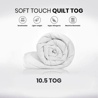 Anti Allergy All Year around Hollowfiber 10.5 Tog Winter Duvet