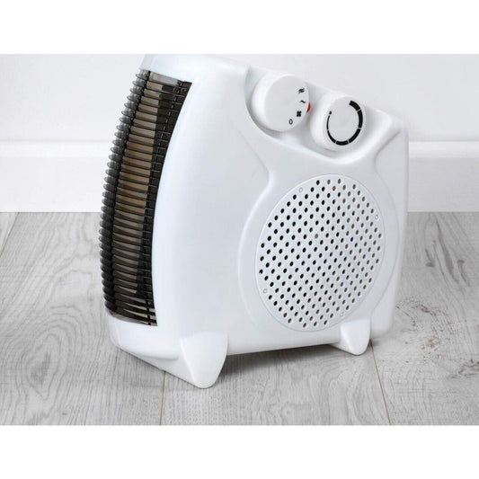 2 in 1 Fan Heater 2KW 2000W Small Portable Electric Hot Warm Air Upright FH06