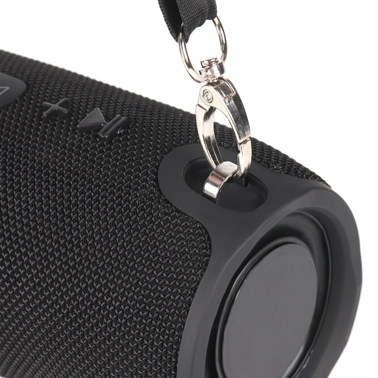 Portable Wireless Bluetooth Speaker Stereo Bass Loud Boombox Shoulder Strap 40W