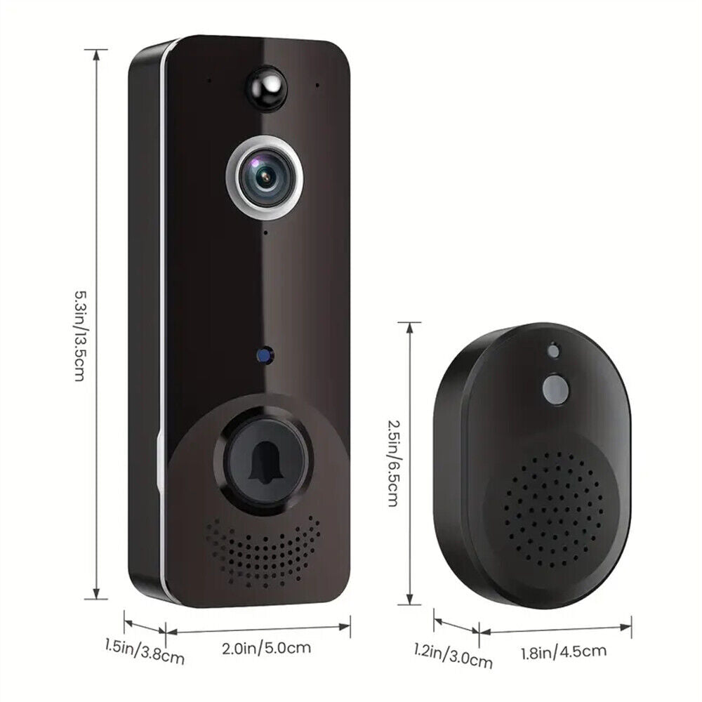 Wireless Wifi Video Doorbell Smart Phone Camera Door Bell Ring Intercom Security