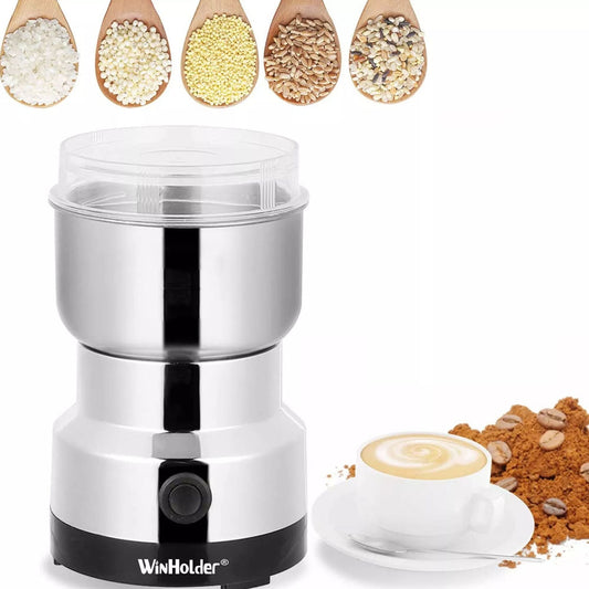 New Stainless Steel Electric Coffee Bean Grinder Nut Seed Herb Grind Spice Crusher Mill Blender With 4 Blades