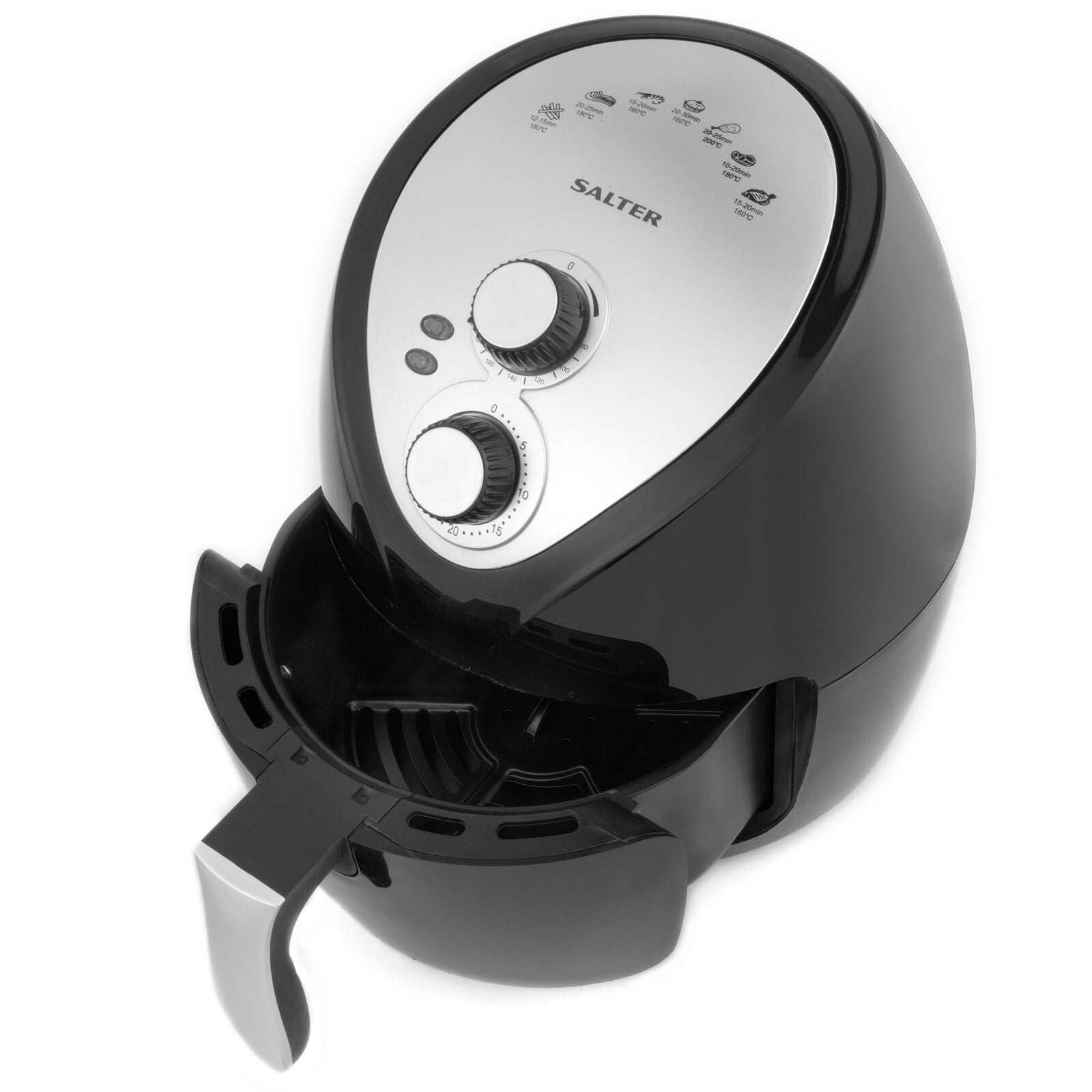 Salter 3.2L Air Fryer 30-Minute Timer 7 Presets Non-Stick Tray 1300W (Open Box)