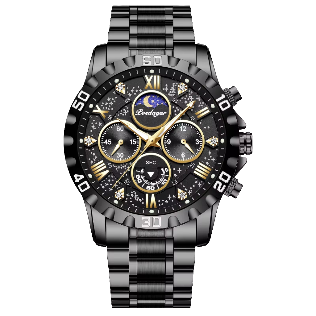 Luxury Watch for Man Quartz Sports Men Watch Waterproof Luminous Stainless Steel