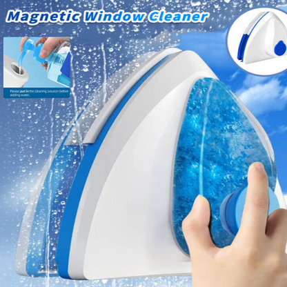 Automatic Magnetic Window Cleaner Brush Double Sided Sponge Wiper Cleaning Tool