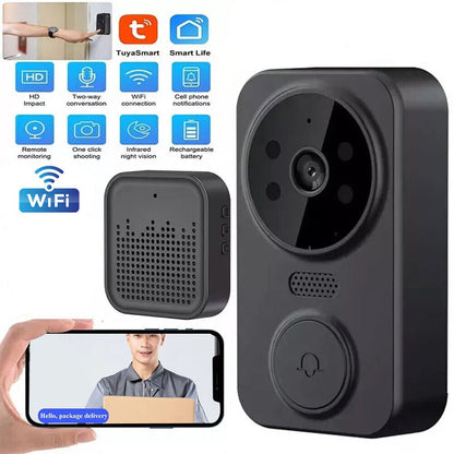 Wireless Smart Video Doorbell Wibell Security Intercom HD Video Camera Door Bell