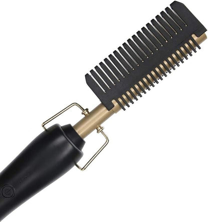 Electric Straightener Brush Beard/Hair Comb Iron Hot Hair Flat Tool