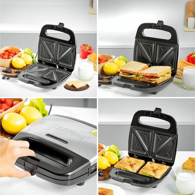 2 Slice Sandwich Maker, Automatic Temperature Control - Scott3