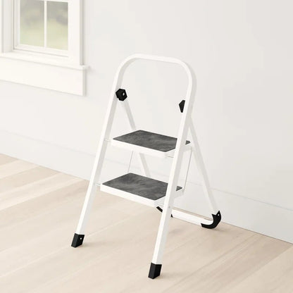 2 - Step Steel Portable Folding Heavy Duty Ladder - Scott3