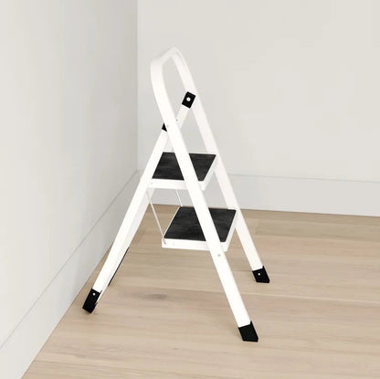 2 - Step Steel Portable Folding Heavy Duty Ladder - Scott3