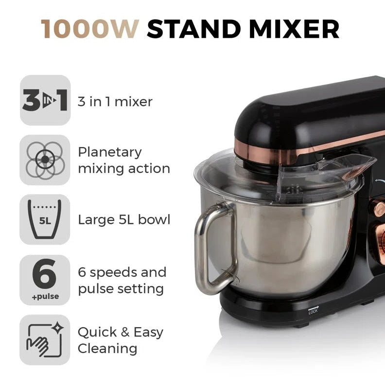 3 - In - 1 Stand Mixer with 6 Speeds and Pulse Setting, 1000W - Scott3