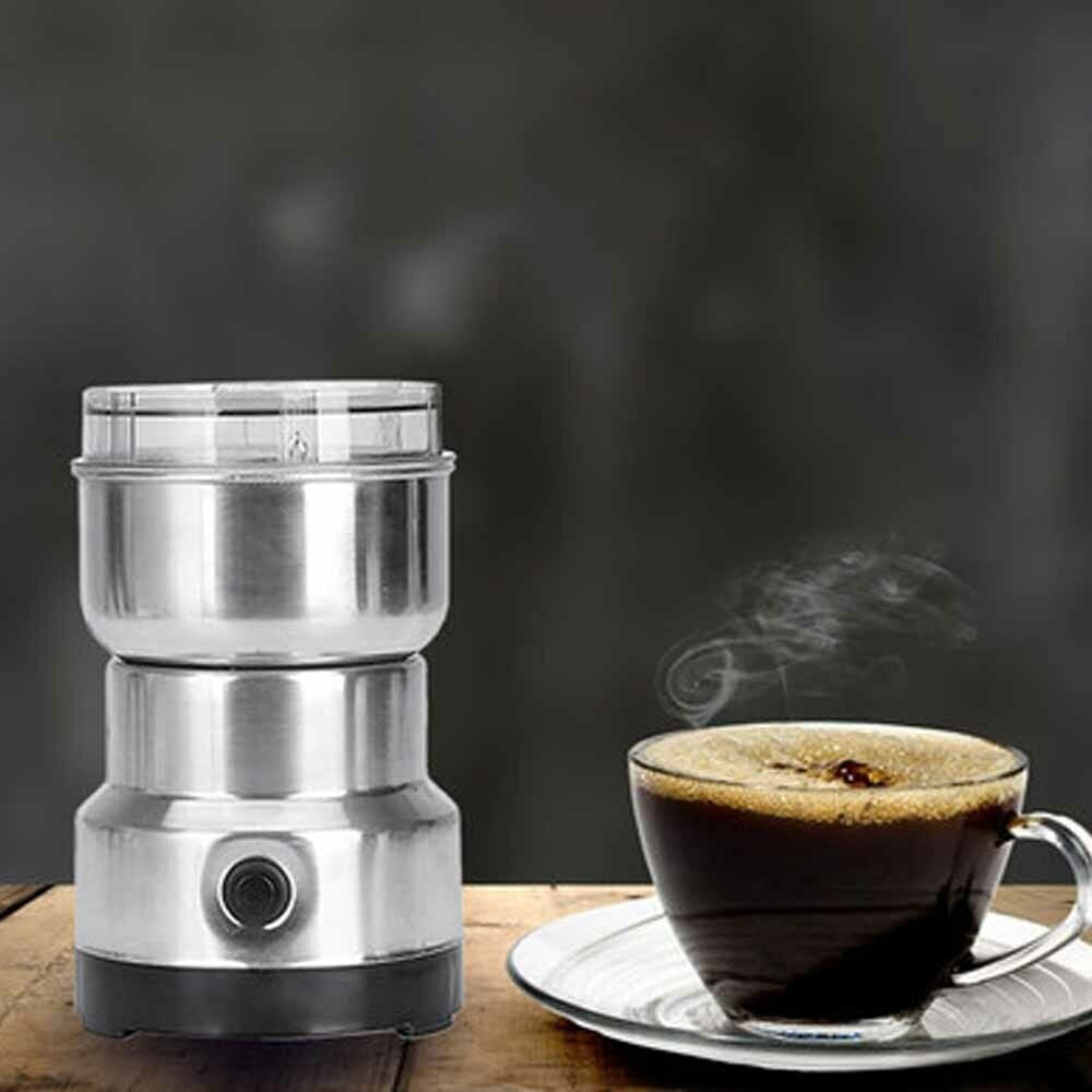 220V Electric Coffee Grinder Grinding Milling Nut Bean Spice Matte Blade Blender