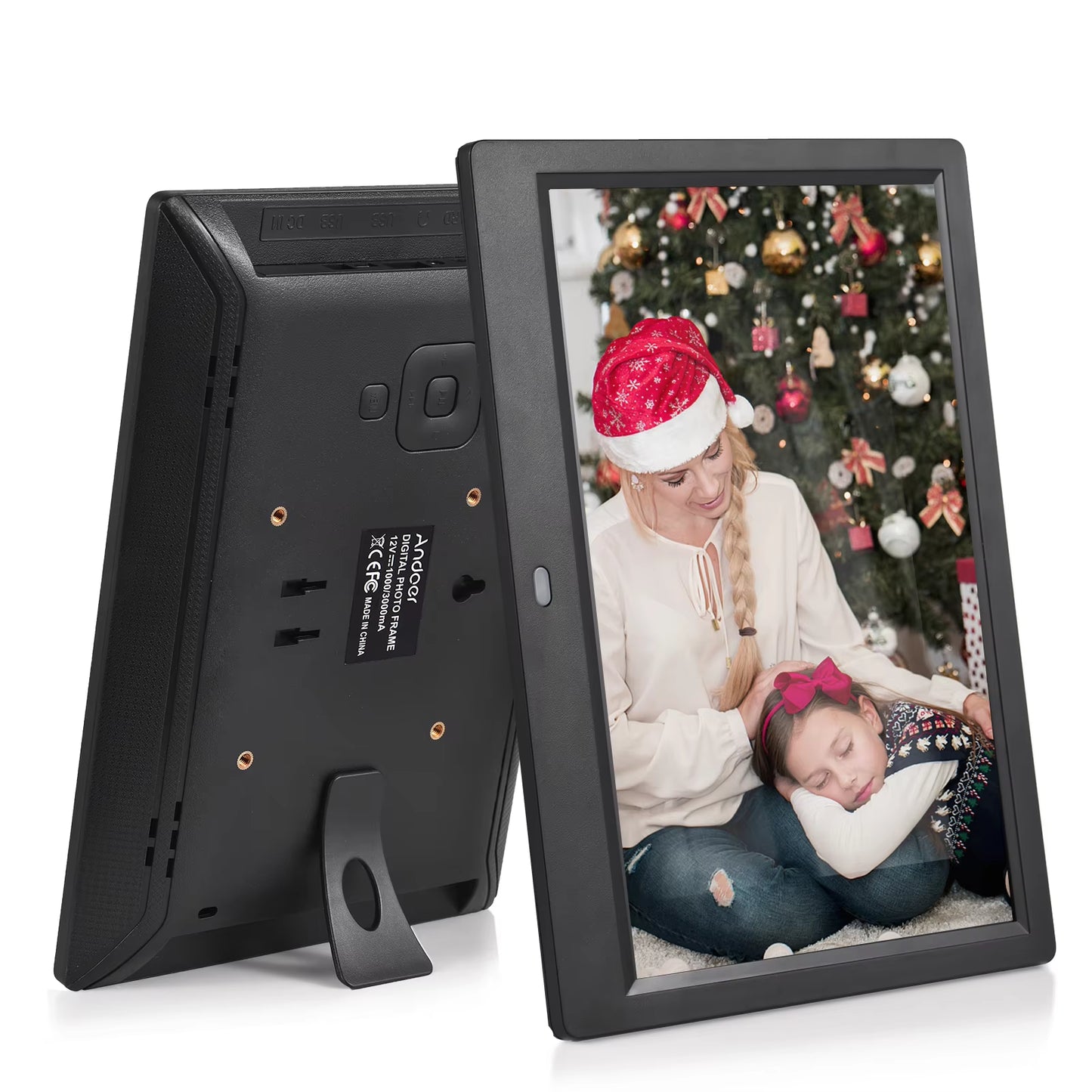 10.1 Inch Digital Photo Frame Desktop Electronic Album 1280*800 IPS Screen Supports Photo/ Video/ Music/ Clock/ Calendar