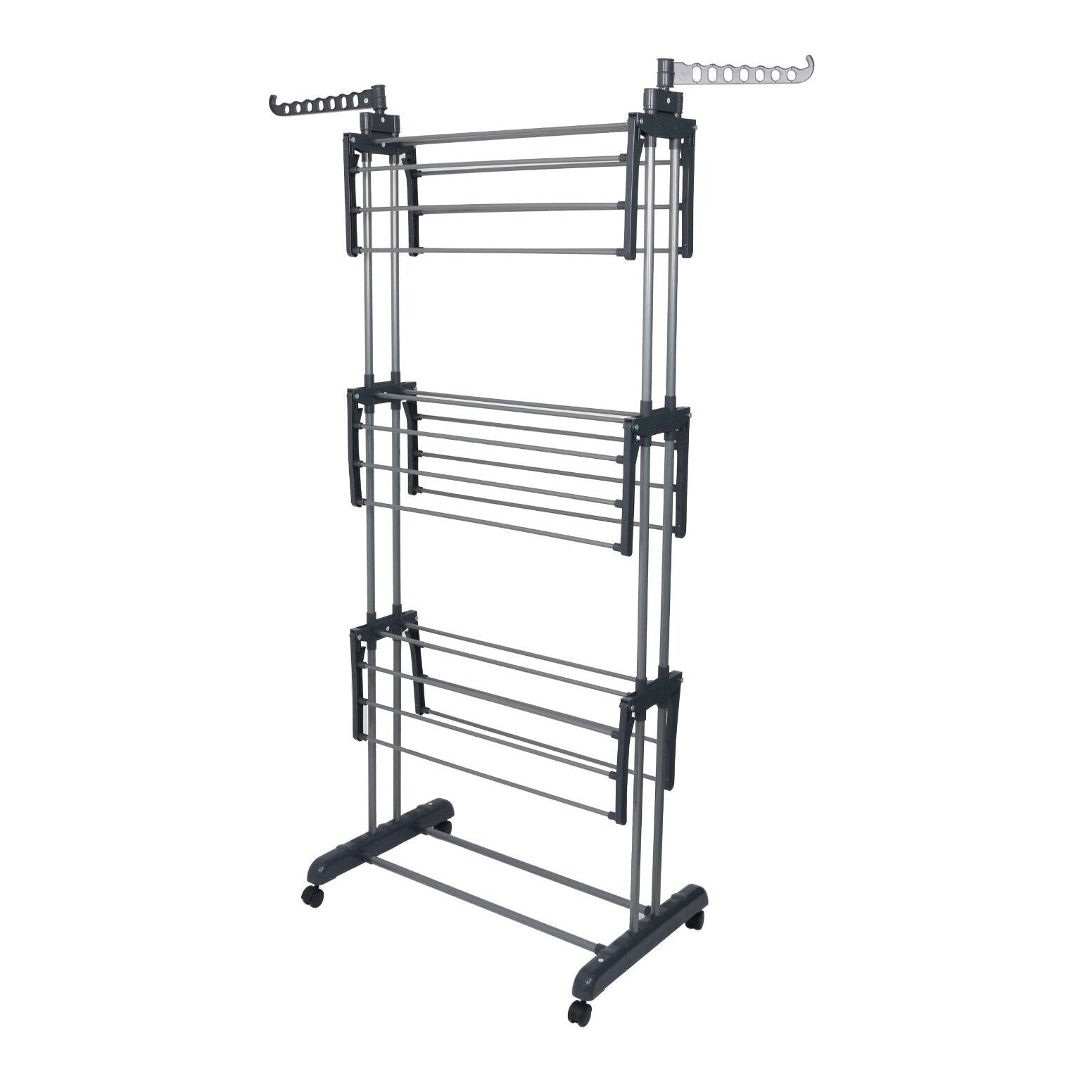 4 Tier Foldable Clothes Airer Rack Indoor Outdoor Dryer Laundry Dry Rail Hanger