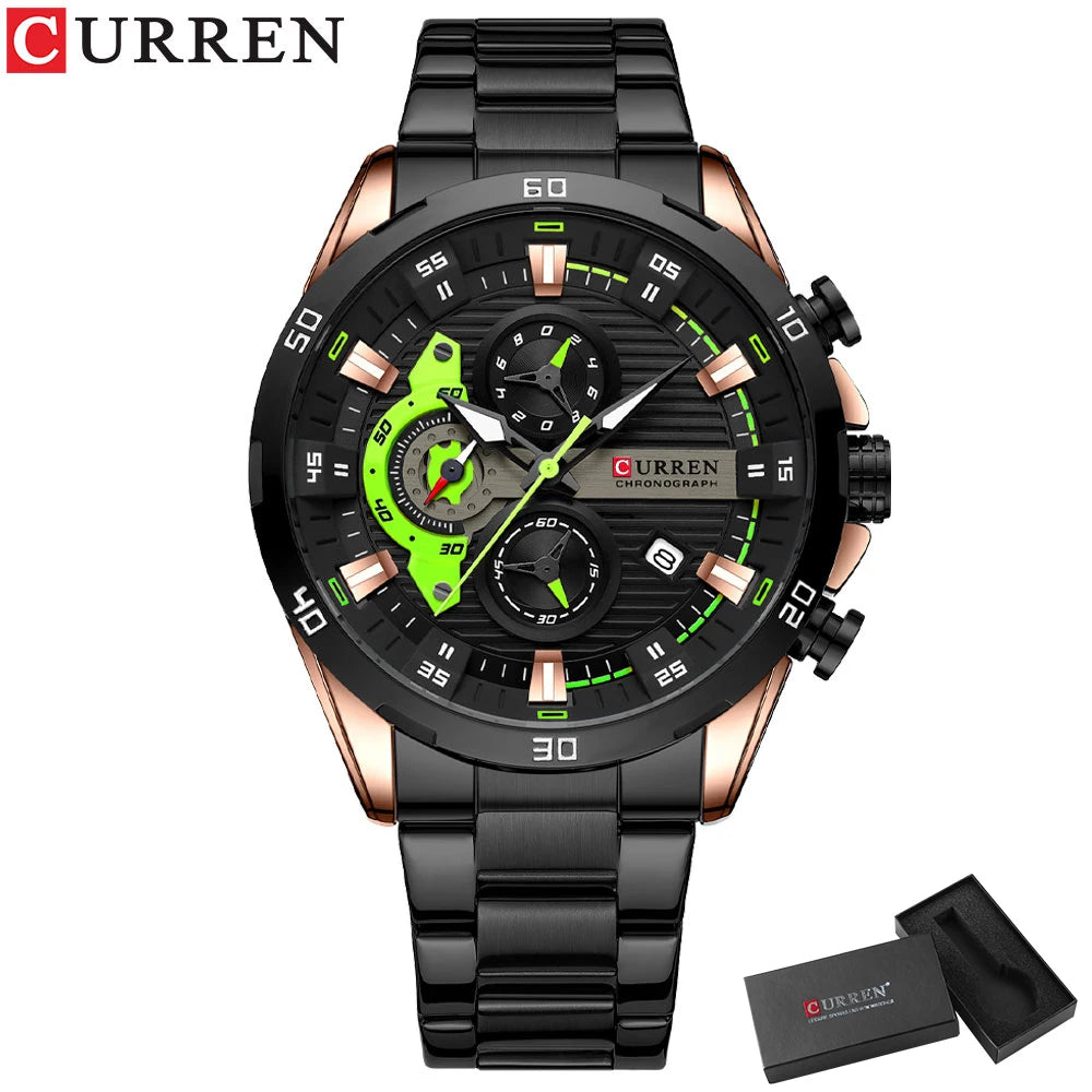 New Stainless Steel Watches for Men and Women Creative Fashion Luminous Dial