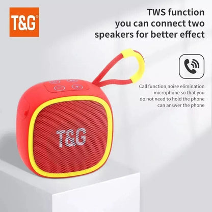 T&G Mini Bluetooth Speaker Portable Speaker Wireless Connection Outdoor Sport