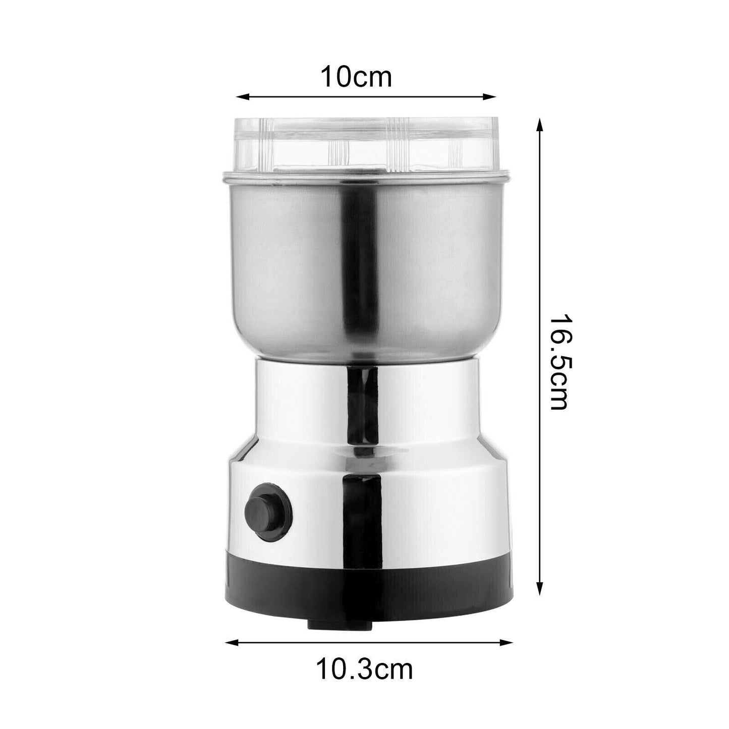 220V Electric Coffee Grinder Grinding Milling Nut Bean Spice Matte Blade Blender