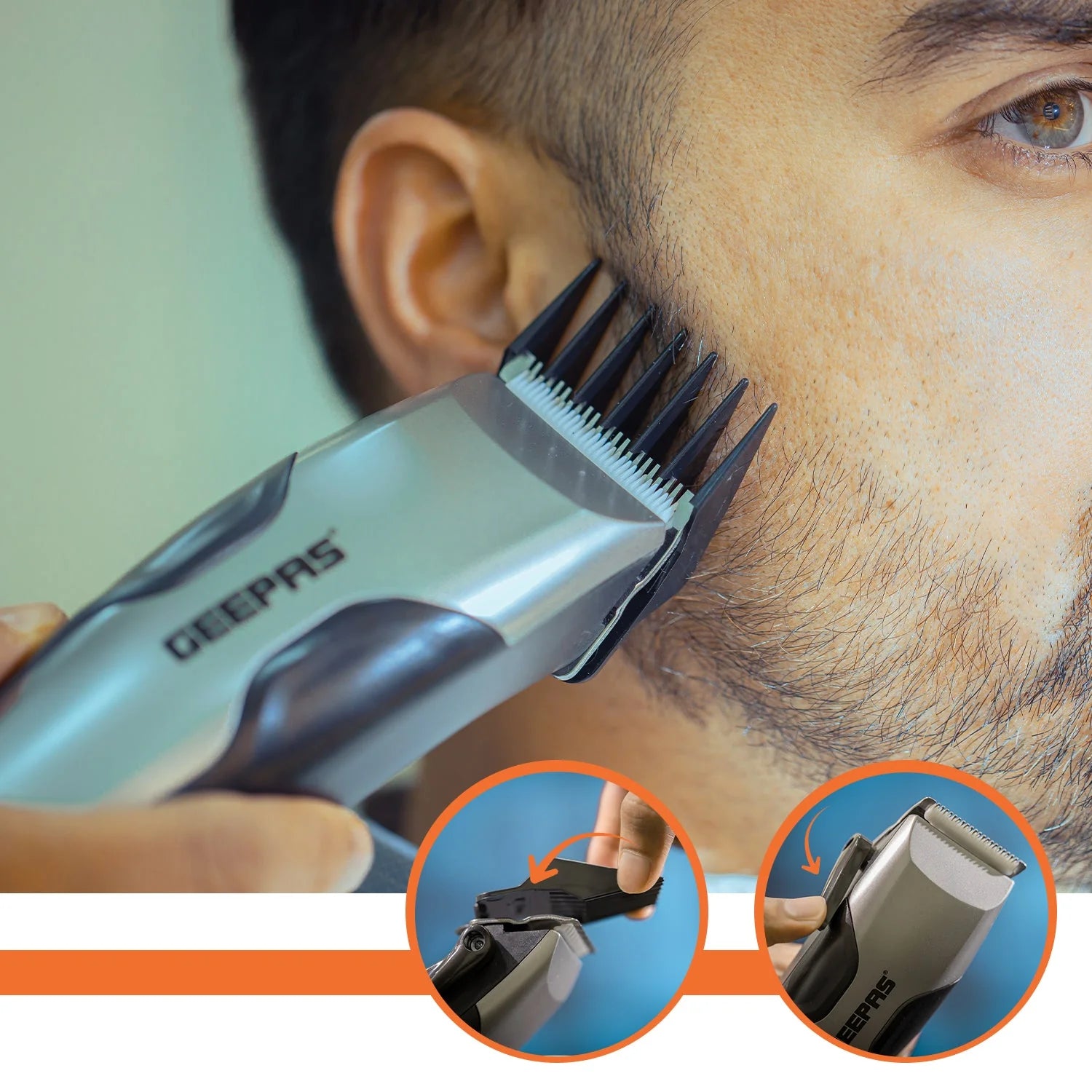 Corded Electric Hair Clipper Set