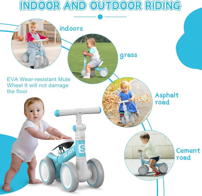 Baby Balance Bike for 1 Year Old Boys Girls Toddler Balance Bike Infant First Walking Bike Toddler Training Bike