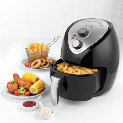 Salter 3.2L Air Fryer 30-Minute Timer 7 Presets Non-Stick Tray 1300W (Open Box)