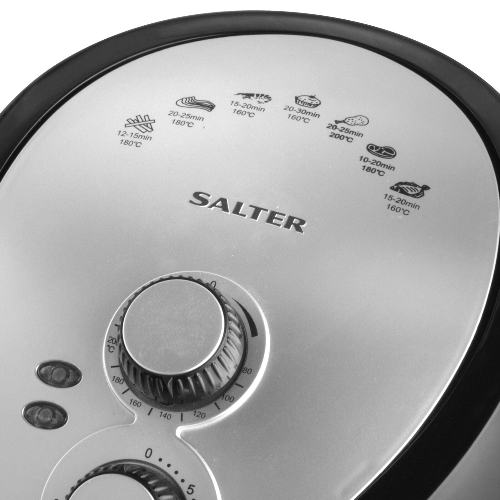 Salter 3.2L Air Fryer 30-Minute Timer 7 Presets Non-Stick Tray 1300W (Open Box)