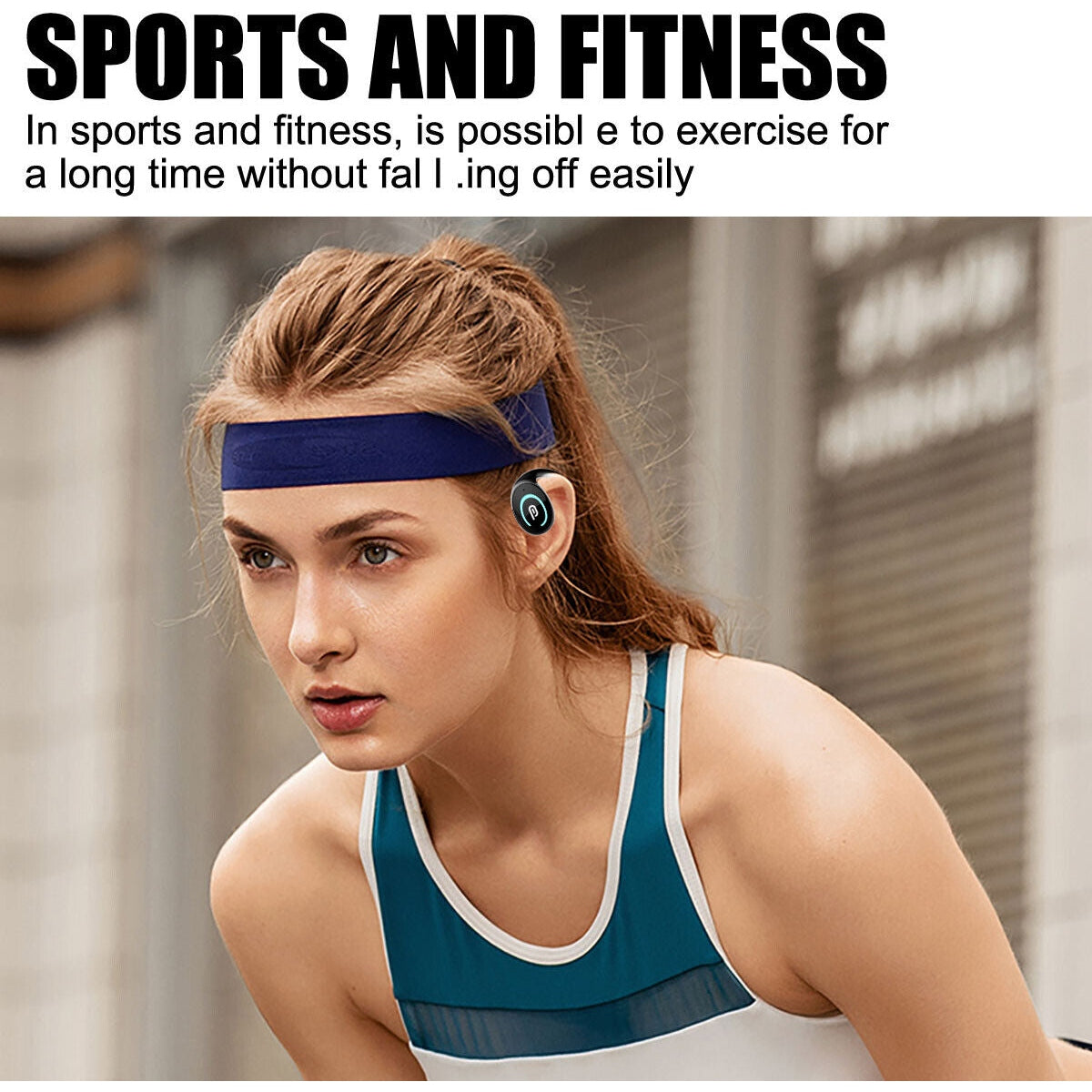 Open Ear Bluetooth Headset Air Conduction Headphones Wireless Earphones Sports