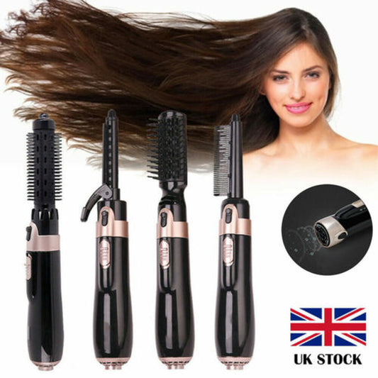 4 in 1 Hair Blow Dryer Brush Comb Hot Air Styler Tool Straightener Hair Dryer