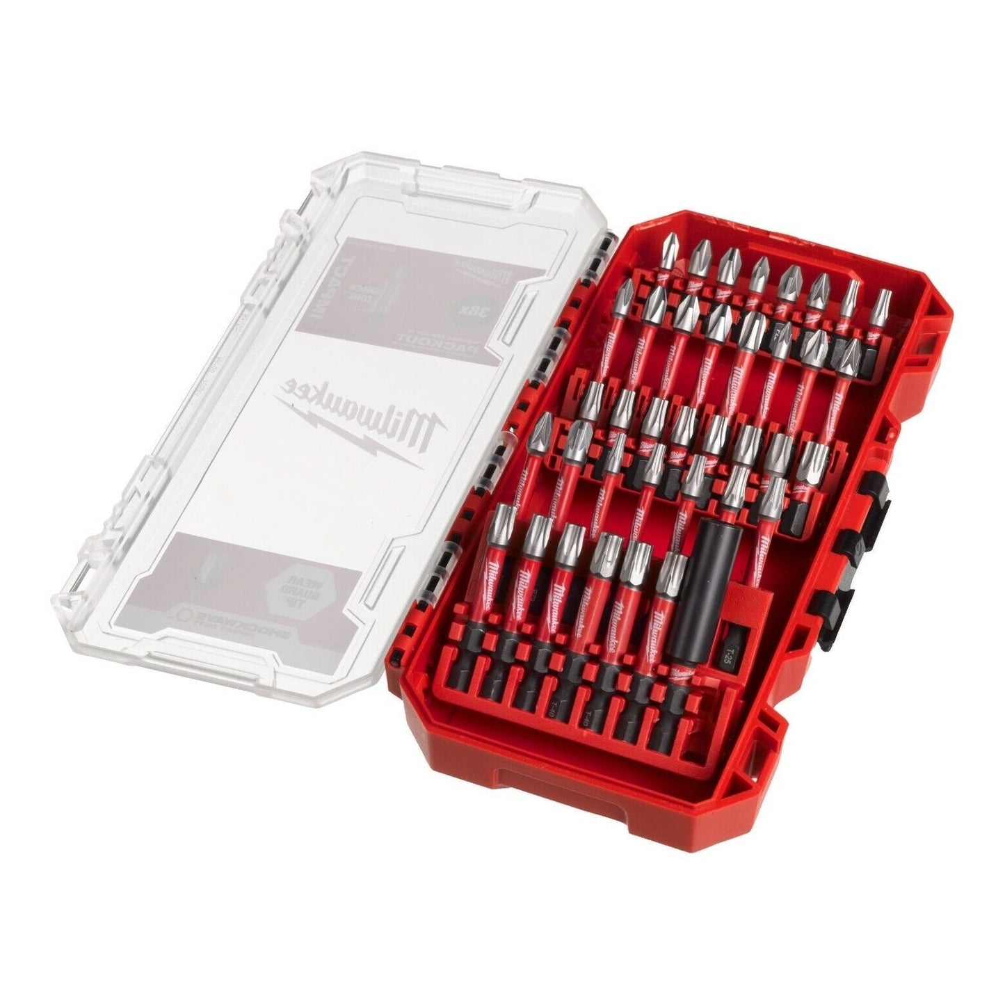 38Pc Shockwave Impact Driver Bit Set