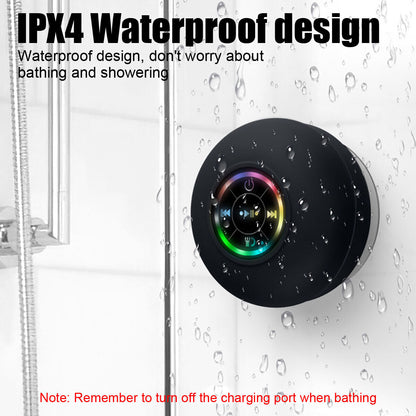 Waterproof LED Bluetooth Wireless Speaker Shower Portable for Samsung Iphone LG