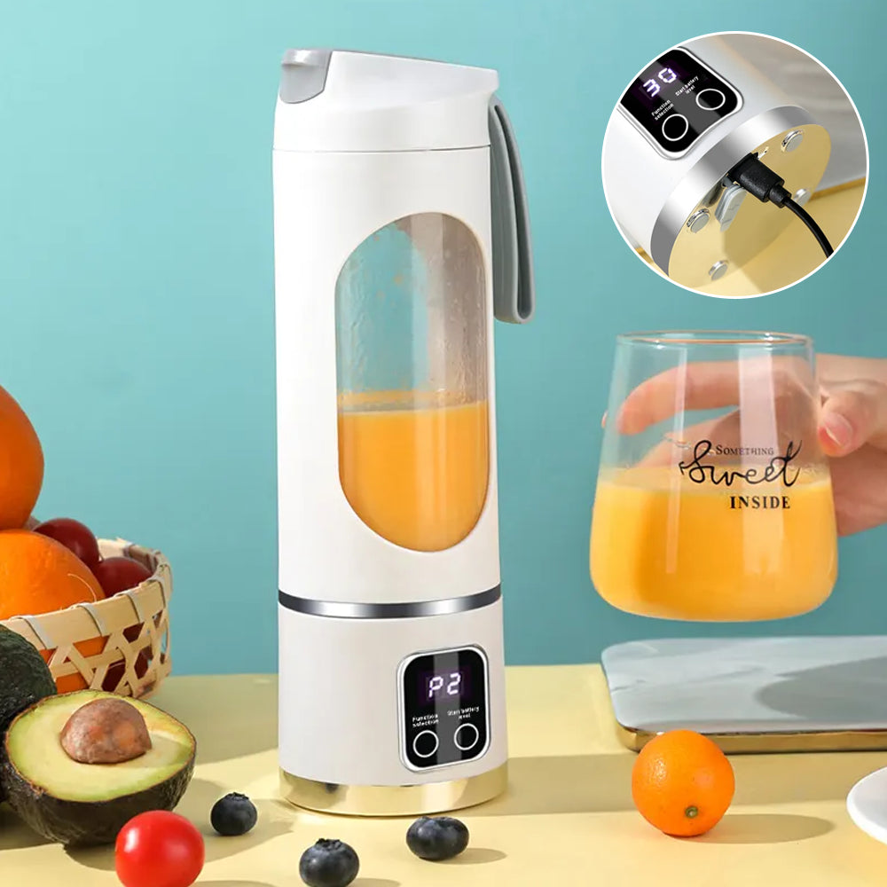 450Ml Portable USB Rechargeable Juicer Cup Electric Mixer Blender Smoothie Maker