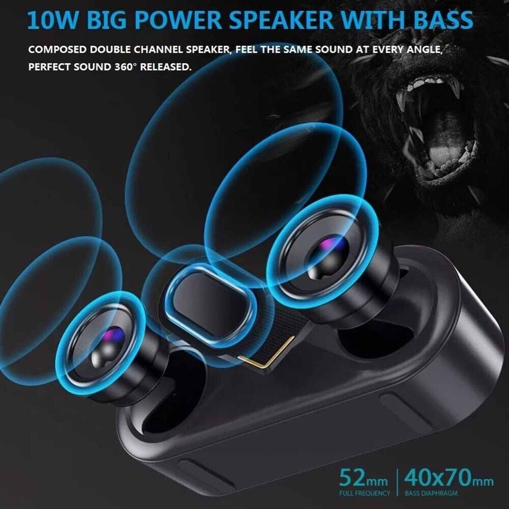 High Bass Ultra Loud Bluetooth Speakers Portable Wireless Speaker Outdoor Newest