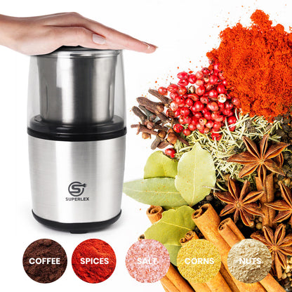 200W Coffee Grinder Grinding Milling Beans Multi Blender for Nut Spice Pepper