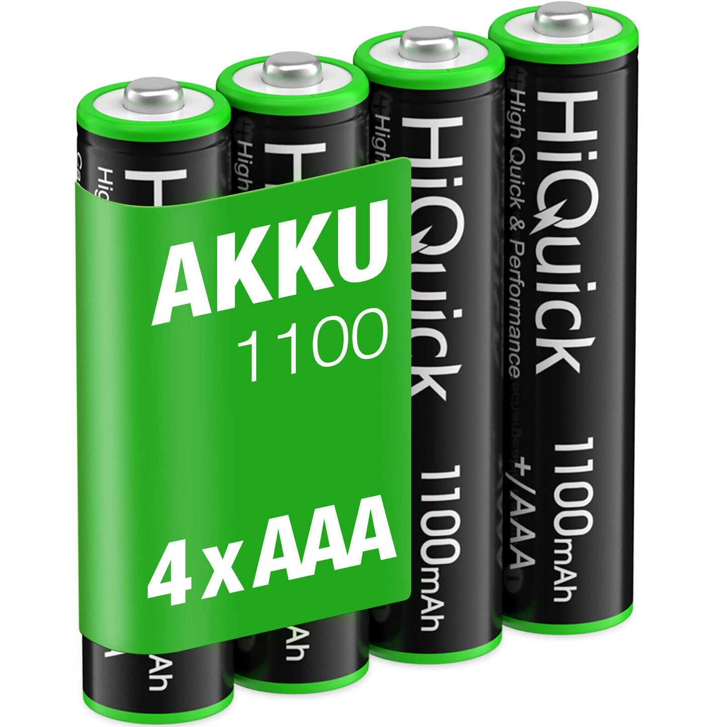 Hiquick AAA AA 1100Mah 2800Mah Rechargeable Battery / 8 Slots Charger Lot