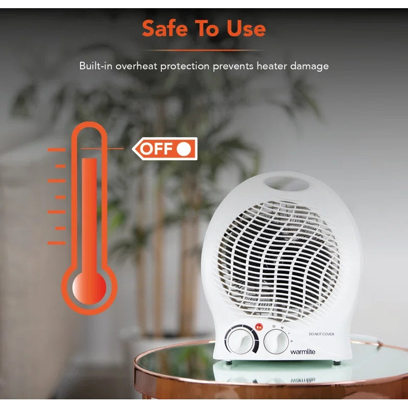 Thermo Fan Heater with 2 Heat Settings and Overheat Protection, 2000W