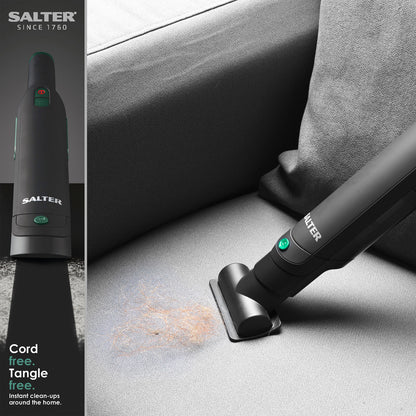 Salter Vacuum Cleaner Handheld Cordless Handy Pro 11.1V Rechargeable Battery