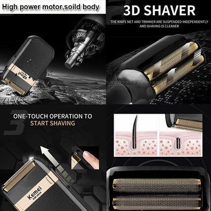 Professional Electric Men Hair Clipper Shaver Trimmer Cutter Cordless Razor Comb