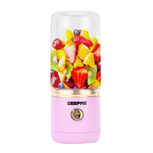 420Ml Rechargeable Portable Blender and Juicer (Pink)