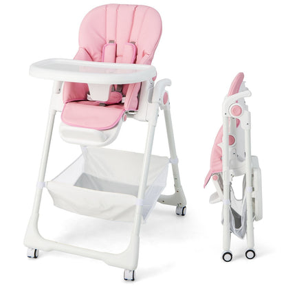 Baby Highchair with Safe, Adjustable and Folding Design - Scott3