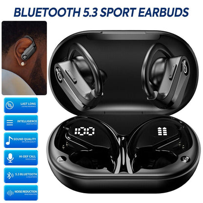 Bluetooth 5.3 Earbuds Headphones Wireless Earphones Sports Stereo Ear Hook - Scott3