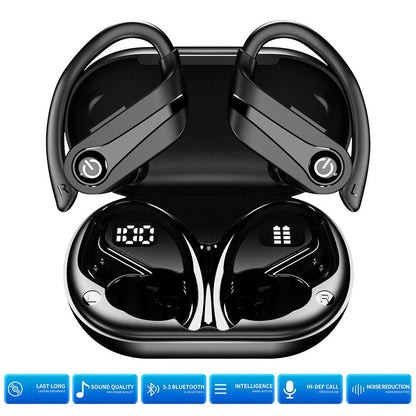 Bluetooth 5.3 Earbuds Headphones Wireless Earphones Sports Stereo Ear Hook - Scott3