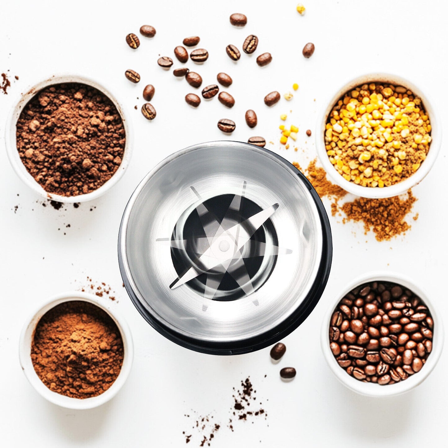 200W Coffee Grinder Grinding Milling Beans Multi Blender for Nut Spice Pepper