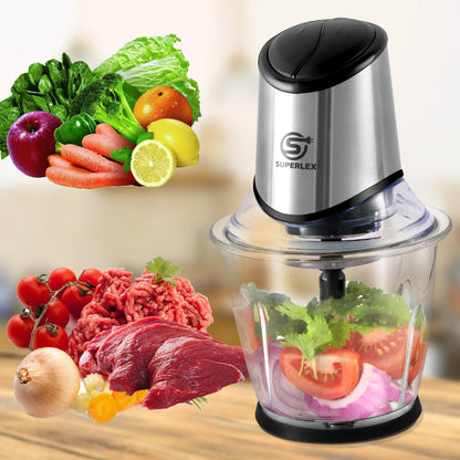 Mini Chopper Electric Blender& Food Processor Glass Mixer Garlic Spices Grinder