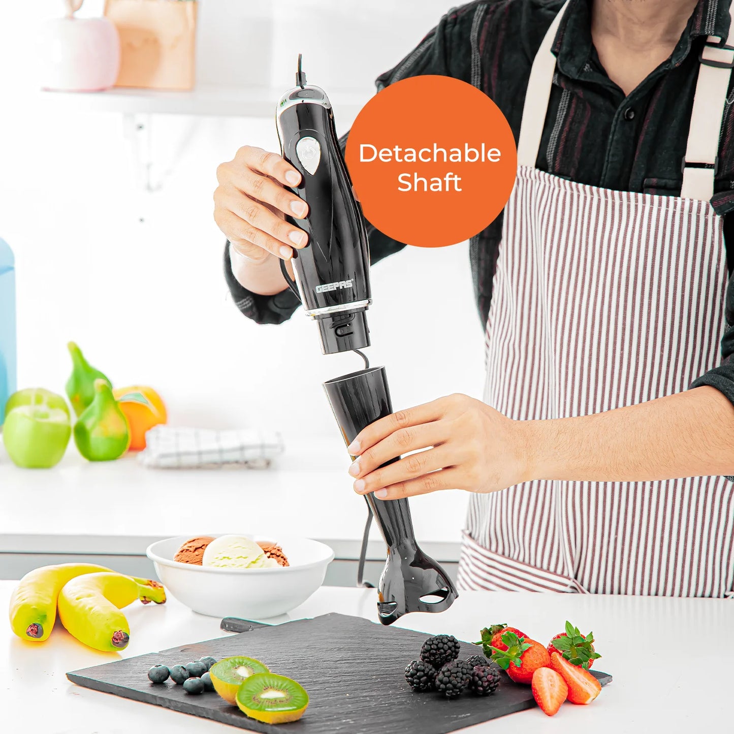 180W Black Hand Stick Blender and Mixer