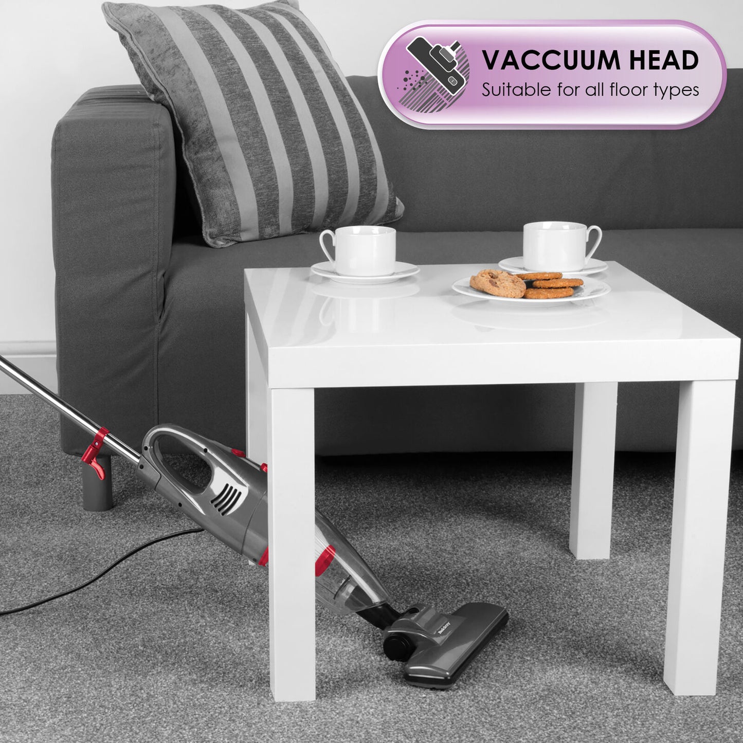 Beldray Vacuum Cleaner Upright Handheld 2 in 1 Bagless Multifunctional