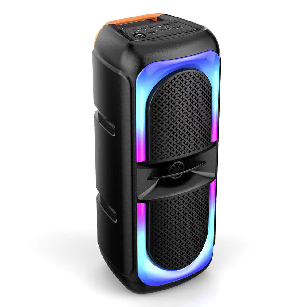 Wireless Bluetooth Party Speaker Subwoofer Bass Stereo Outdoor FM TWS USB RGB