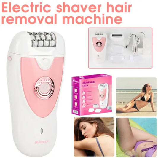 2 in 1 Cordless Epilator for Women and Electric Lady Shaver Easy Hair Removal UK