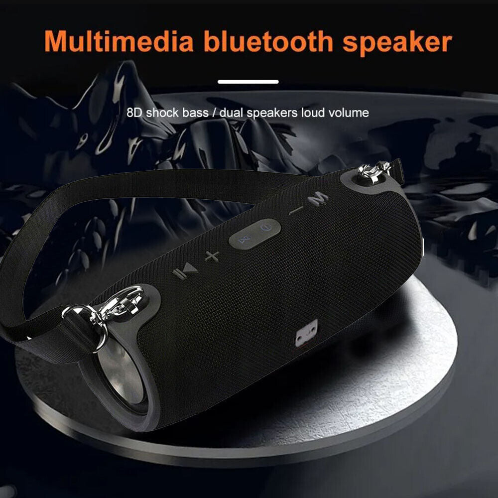 40W Portable Wireless Bluetooth Speaker Waterproof Stereo Bass Loud USB AUX FM