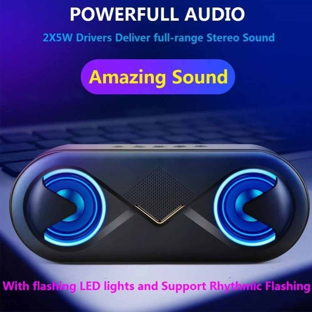 High Bass Ultra Loud Bluetooth Speakers Portable Wireless Speaker Outdoor Newest