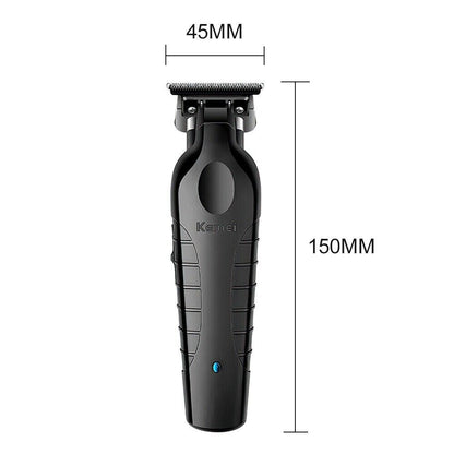 Hair Beard Trimmer Kemei Cordless Professional Barber Zero Gap Clipper