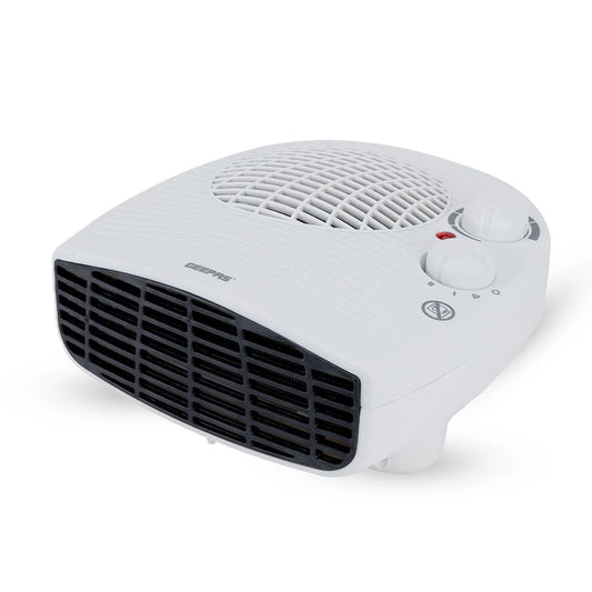 Energy Efficient Flat Fan Space Heater with Adjustable Thermostat