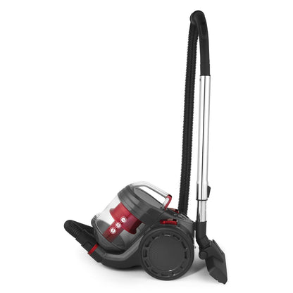 Beldray Cylinder Vacuum Cleaner Bagless Compact Vac Lite 700 W 2 L Black/Red